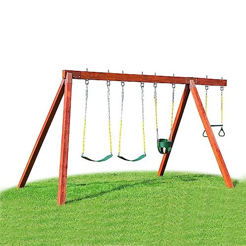 BeneLabel Heavy Duty Swing Hangers with Bearings - Set of 4 Stainless Steel 304 Hardware for Wood & Metal Beams - Ideal for Hanging Hammocks, Yoga Swings, Porch Swing - 1500LB Capacity - 7" x M2/5" - Image 2