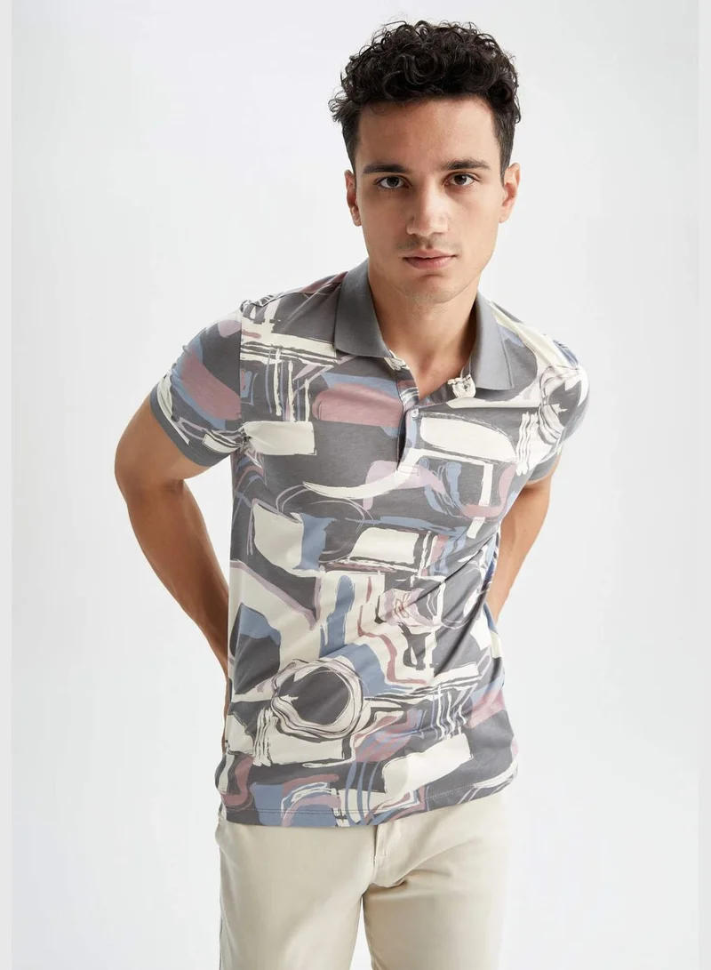 DeFacto Modern Fit Short Sleeve Printed T-Shirt