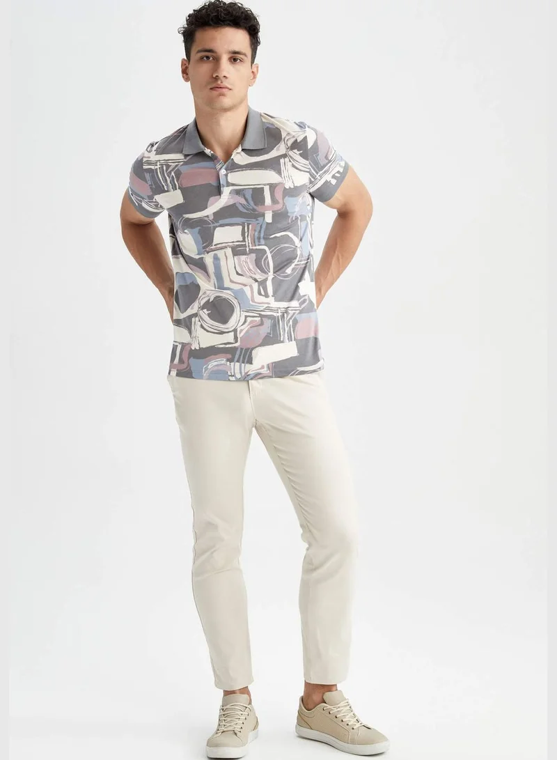 DeFacto Modern Fit Short Sleeve Printed T-Shirt
