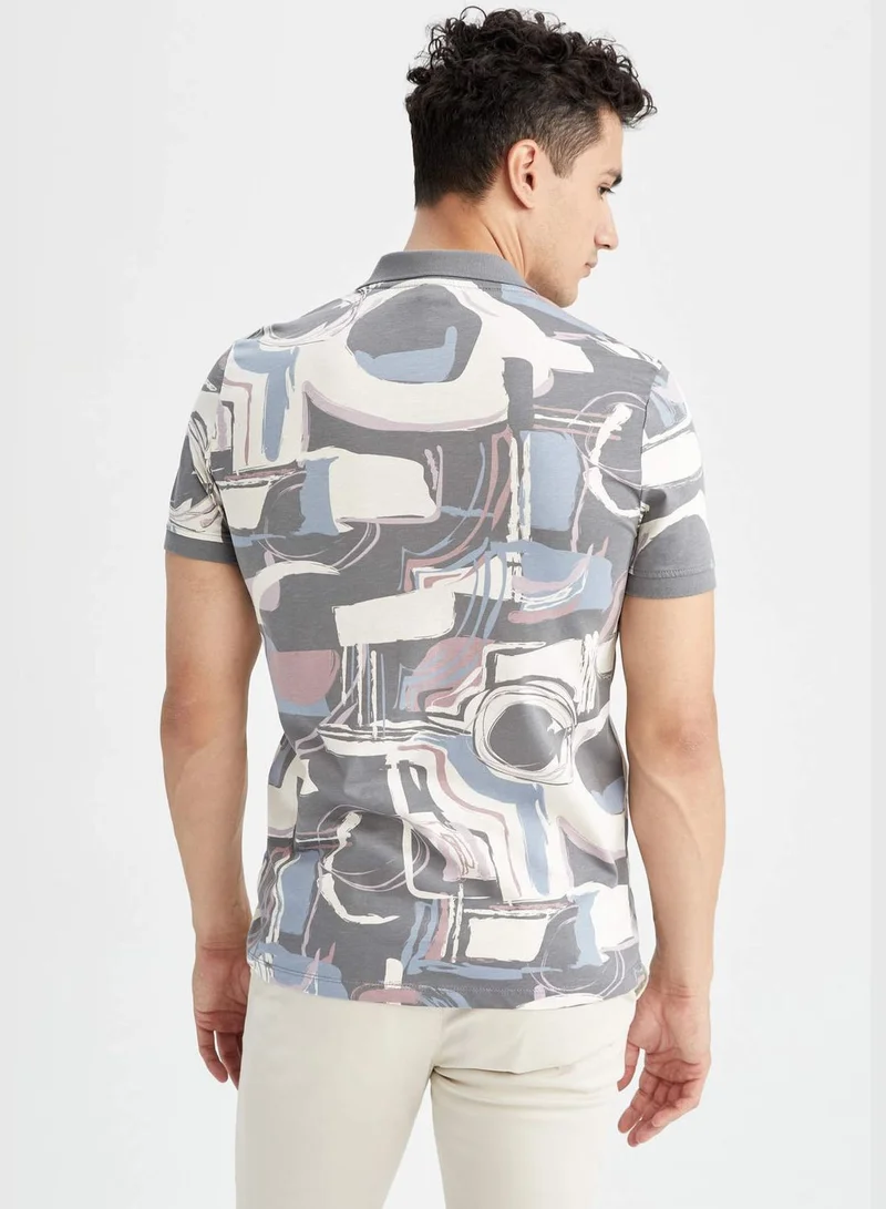 DeFacto Modern Fit Short Sleeve Printed T-Shirt