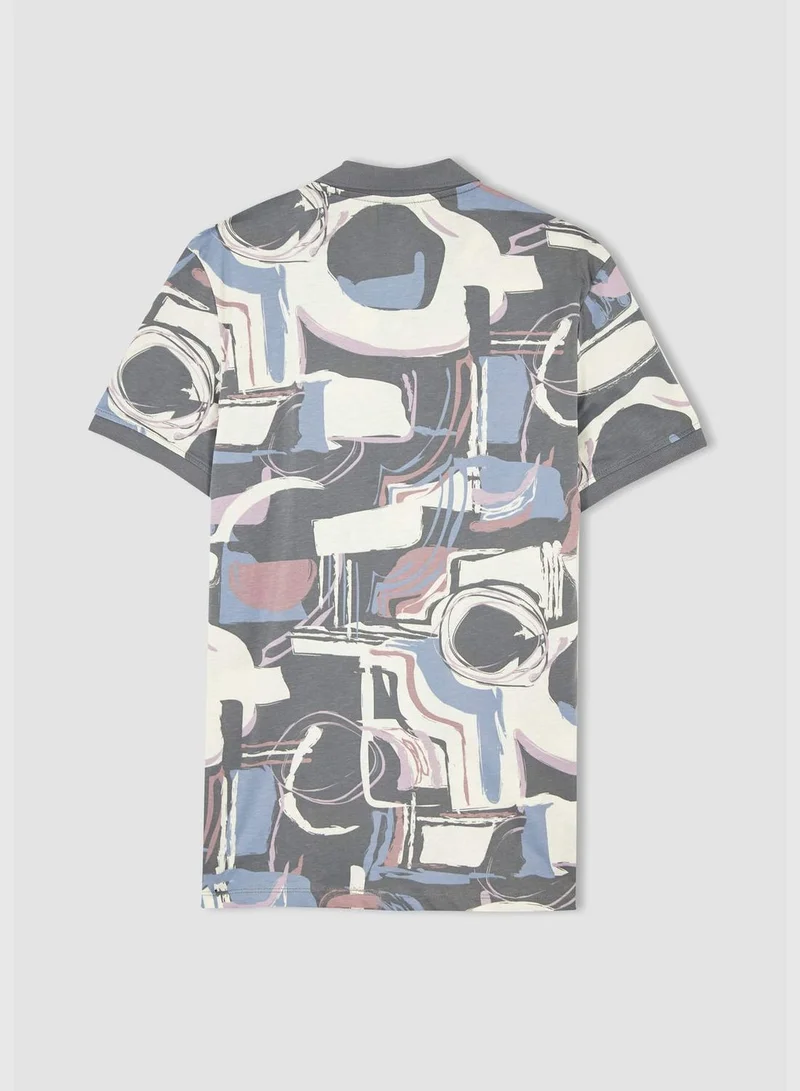 DeFacto Modern Fit Short Sleeve Printed T-Shirt