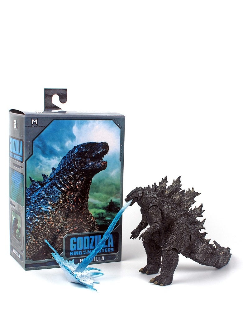 General Godzilla: King of the Monsters, Godzilla movie doll, Burning Godzilla, Godzilla Nuclear Jet version, action figure collectible toy birthday gift  - Image 1