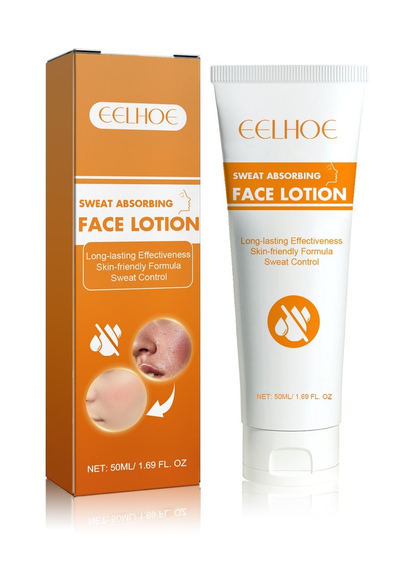 EELHOE - Face Antiperspirant, Sweat Blocker for Face, Body, Forehead, and Scalp, No-Sweat Lotion for Excessive Sweating, Hyperhidrosis, and Oily Skin Control, Keeps Skin Dry and Fresh 50ml - Image 1