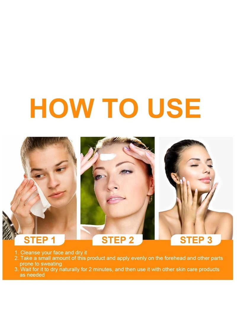 EELHOE - Face Antiperspirant, Sweat Blocker for Face, Body, Forehead, and Scalp, No-Sweat Lotion for Excessive Sweating, Hyperhidrosis, and Oily Skin Control, Keeps Skin Dry and Fresh 50ml - Image 1