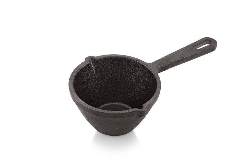 Tosaa Tosaa Cast Iron Tadka Pan, Vaghar Chounk Used for Frying Spices & Dal, Gas & Induction Friendly Base Loha Baghar, Small Size, Pre-Seasoned Cookware for Kitchen - 11 Cm  - Image 3