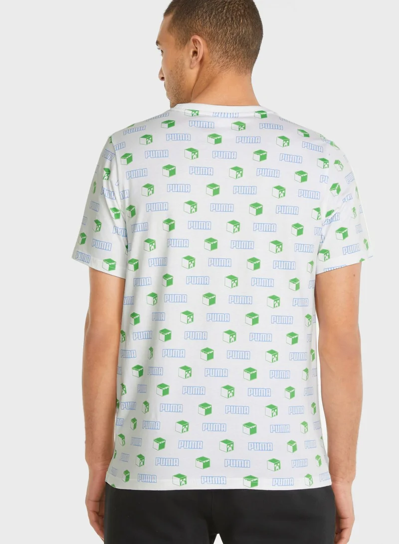PUMA Minecraft Aop T-Shirt