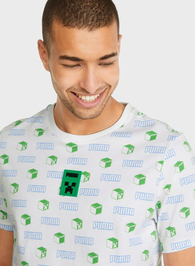 PUMA Minecraft Aop T-Shirt