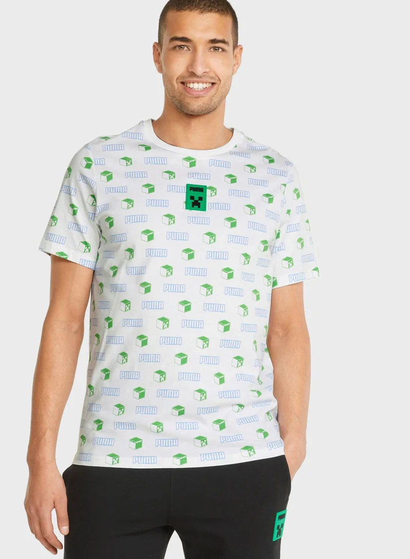 PUMA Minecraft Aop T-Shirt
