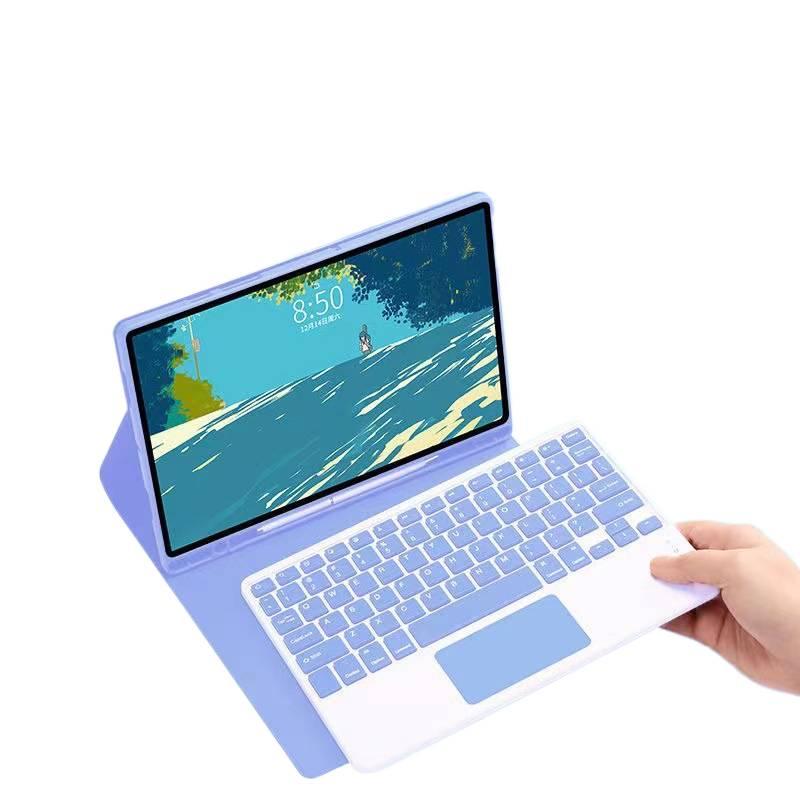 Blue Samsung Tab Keyboard Case Compatible with Samsung Galaxy Tab S6 Lite / Samsung Galaxy Tab A7 with Protective Cover Stand Function and Daily Tablet Carry - Image 2