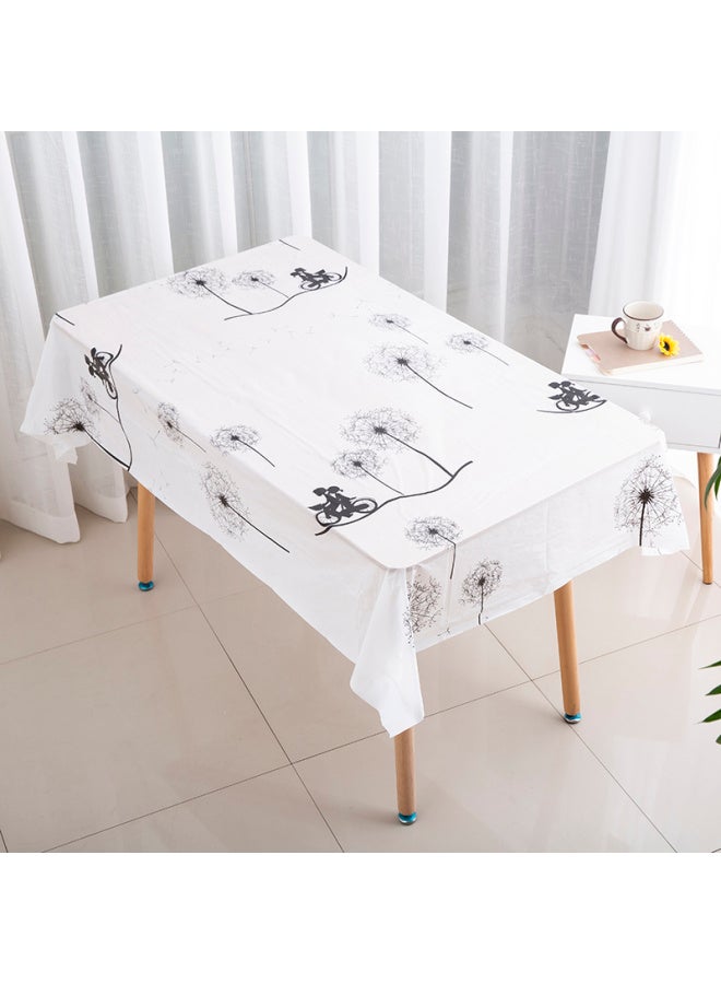 مفرش طاولة ID3L أبيض شبكي مستطيل سميك للاستعمال مرة واحدة، مقاوم للماء وديكورات النوافذ المقاومة للزيوت، مفرش طاولة فندق Big Pai باللون الأبيض: غزال منقوش، كومة واحدة، المواصفات: 1 × 1.6 متر 10 ورقات (مستطيلة) - Image 4