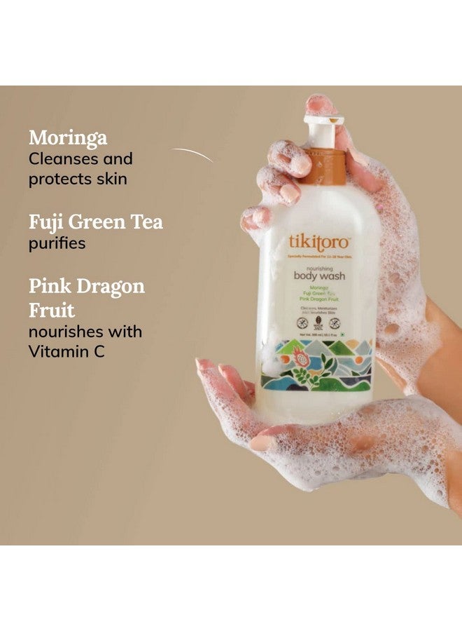 Tikitoro Teens Body Combo 100% Vegan with Nourishing Body Wash & Hydrating Body Lotion, Nourishes & Hydrates The Skin, No Parabens & Sulphates, Body Cleanses Combo (Age: 11+) (300 ml x 2) - Image 2