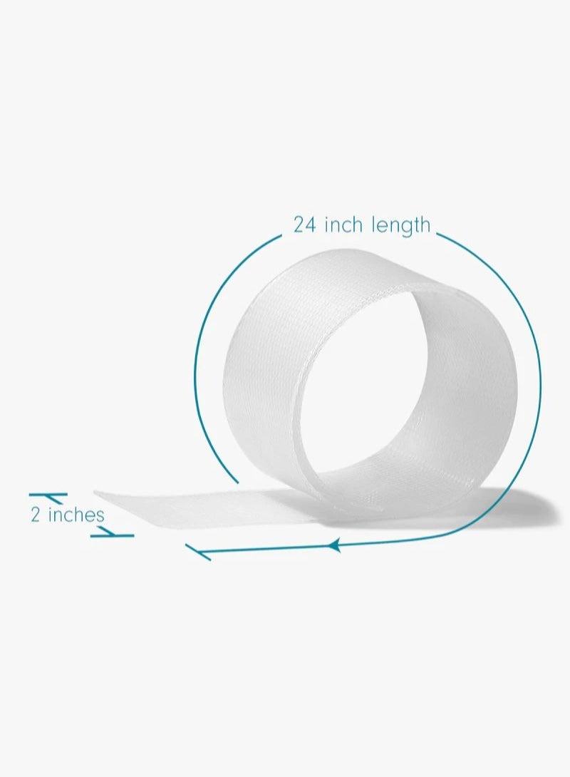 NewGel+ شريط سيليكون لإزالة ندبات البطن - شفاف 2 × 24 بوصة - قطعة واحدة - Image 3
