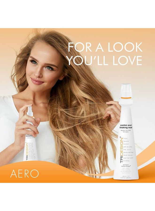 TRIDESIGN Tri Leavein Reconstructor Hair Serum For All Hair Types Leave In Conditioner Without Interfering With Styling Aids Convenient Hair Products That Strengthen Detangle & Moisturize Hair 9.5 Fl Oz  - Image 5