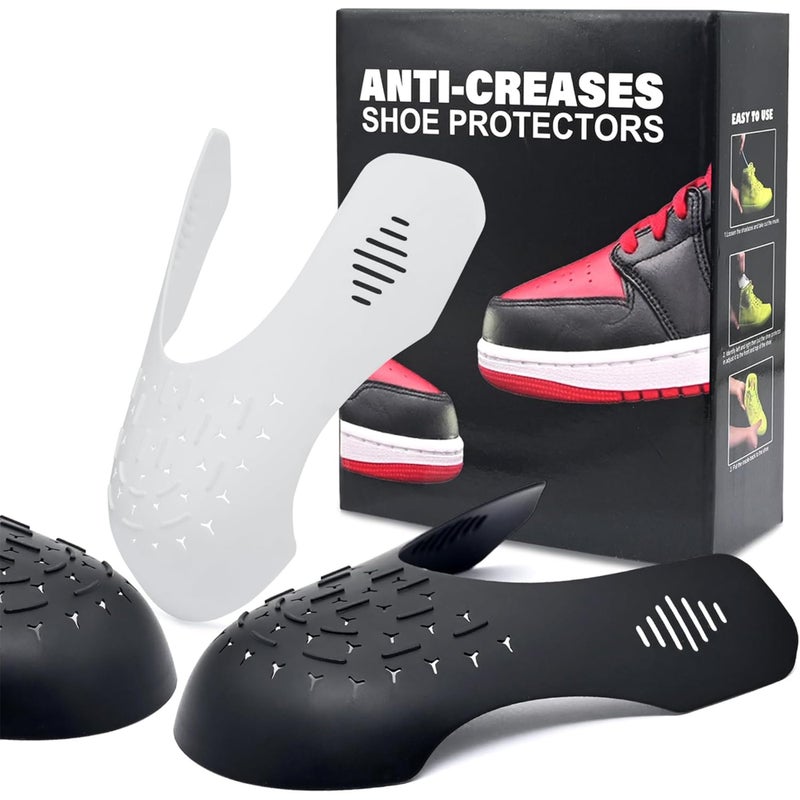 TUPEED 4 Pairs Shoe Crease Preventers, Anti Crease Shoe Protectors Shoe Guards, Shoe Creases Stoppers for Sneaker and Casual Shoes, for Men's US Size 7-12 - Image 1