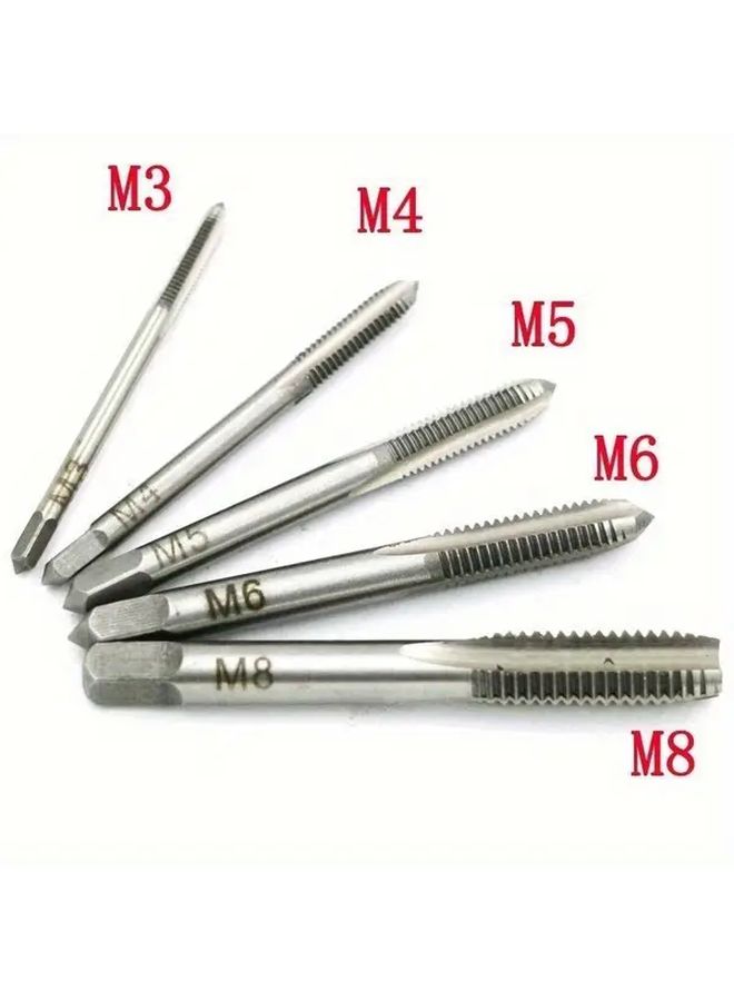 High Speed Steel Metric Tap and Die Set with Wrench for Metalworking Automotive Repair DIY - Image 3