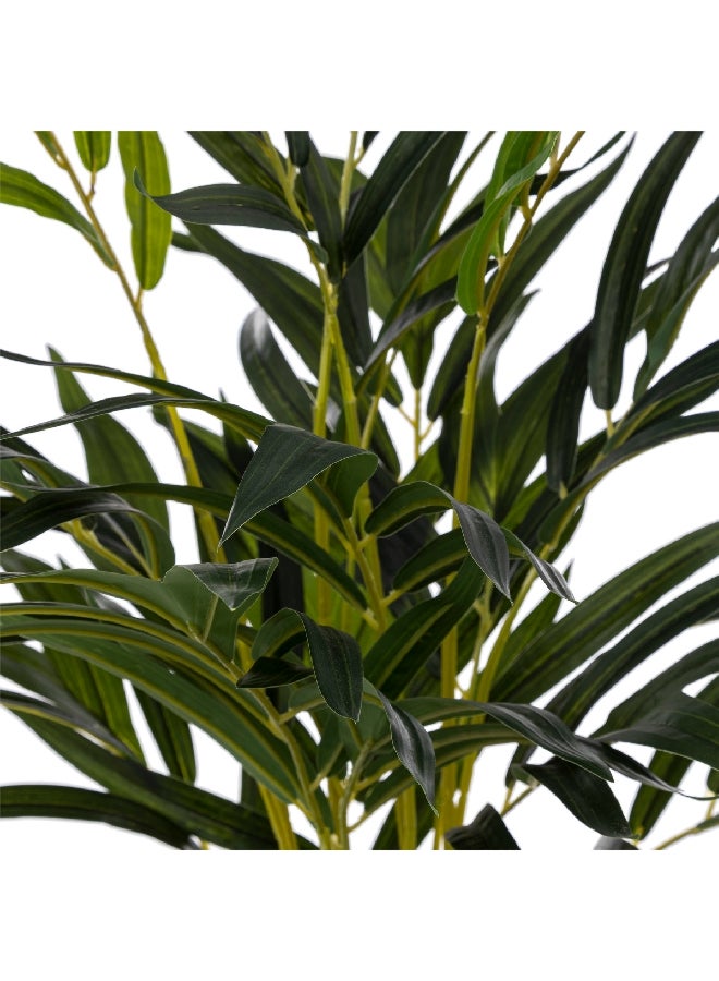 atmosphera Easy Maintenance Realistic Looking Decorative Artificial Palm Tree with Pot Green and Brown 80 cm 189129 - Image 2