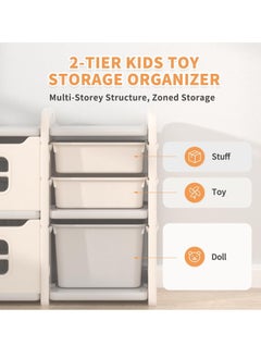 XiuWoo Toys Organizer Extra Large Deluxe Children Toy Storage Organizer, Kids Storage Bins, Toy Boxes, Toy Storage Rack, Home Organizer Rack Pull-Out Drawers Rack with 3 Removable Box for Playroom Bedroom, Nursery  - Image 4