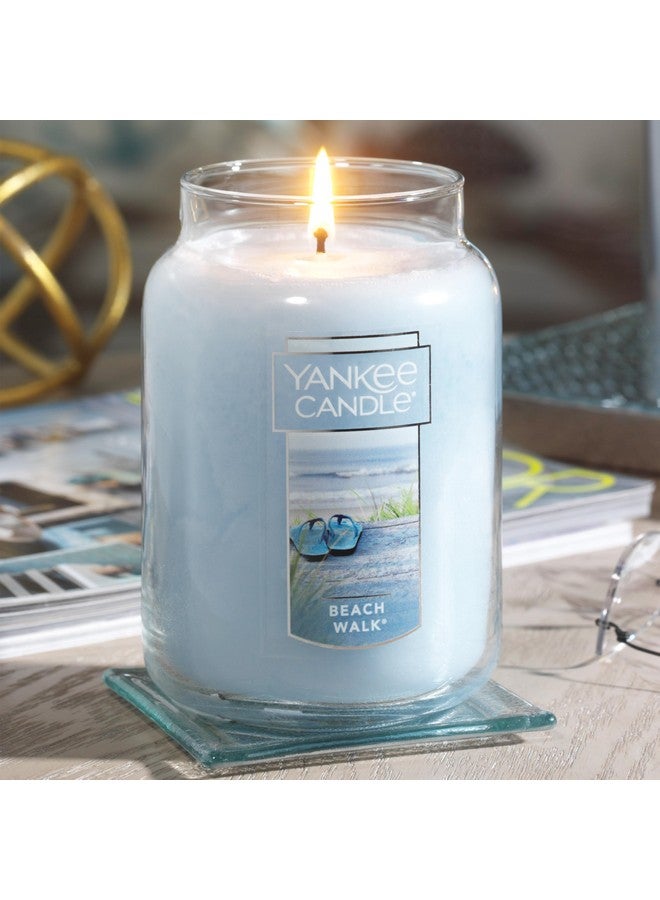 Yankee Candle Beach Walk Scented, Classic 22oz Large Jar Single Wick Candle, Over 110 Hours of Burn Time, Multicolored - Image 2