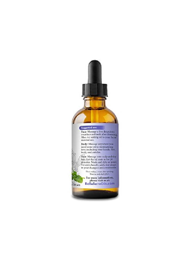Bella Terra Oils New Borage Seed Oil 4Oz Coldpressed Unrefined Organic 100% Pure Pafree Hexanefree Gla Oil Natural Moisturizer For Hair Face Body Nails Stretch Marks - Image 4