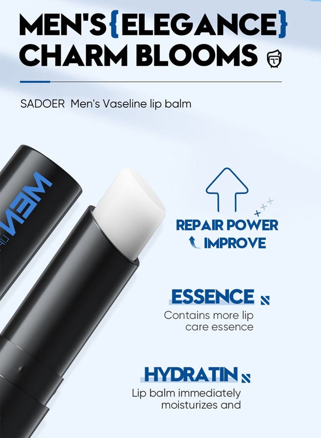 سادور رعاية الشفاه الشفاه الشفاه للرجال ، ورطبة أحمر الشفاه رعاية الشفاه الشفاه. - Image 5