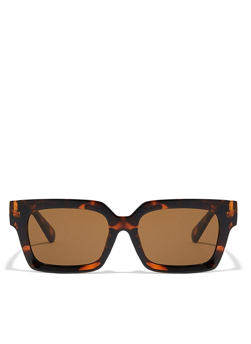Blackout PLAZA Women Tortoise Sunglasses - Frame Material: Thermoplastic Rubber (TR90)- Frame Color: Tortoise-Lens Color: Brown  - Full Rim  - Image 1