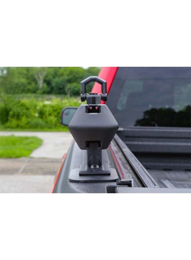 Deezee Dee Zee DZ 99701TB Hex Side Rail, Black - Image 3