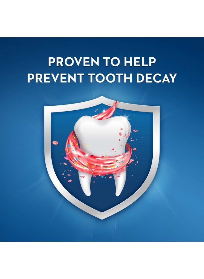 كرست معجون أسنان كريست للأطفال لحماية التسوس، معجون أسنان كريست للأطفال، للأطفال والصغار من عمر سنتين فما فوق، بنكهة التألق، 4.6 أونصة (عبوة من 3 قطع)، معجون أسنان للأطفال - Image 5