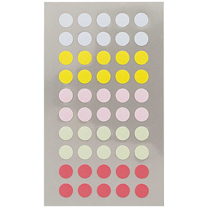 RICO DESIGN Stickers - Pastel Dots (8Mm)