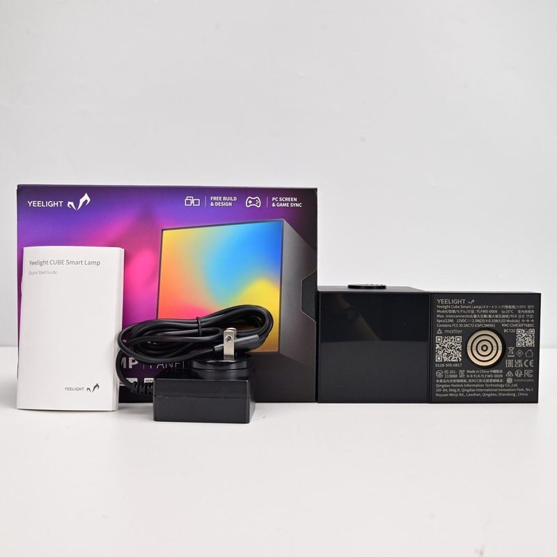 Yeelight RGB Ambient Light Cube 3D Smart Gaming Desktop Decor with Music Sync - Image 1
