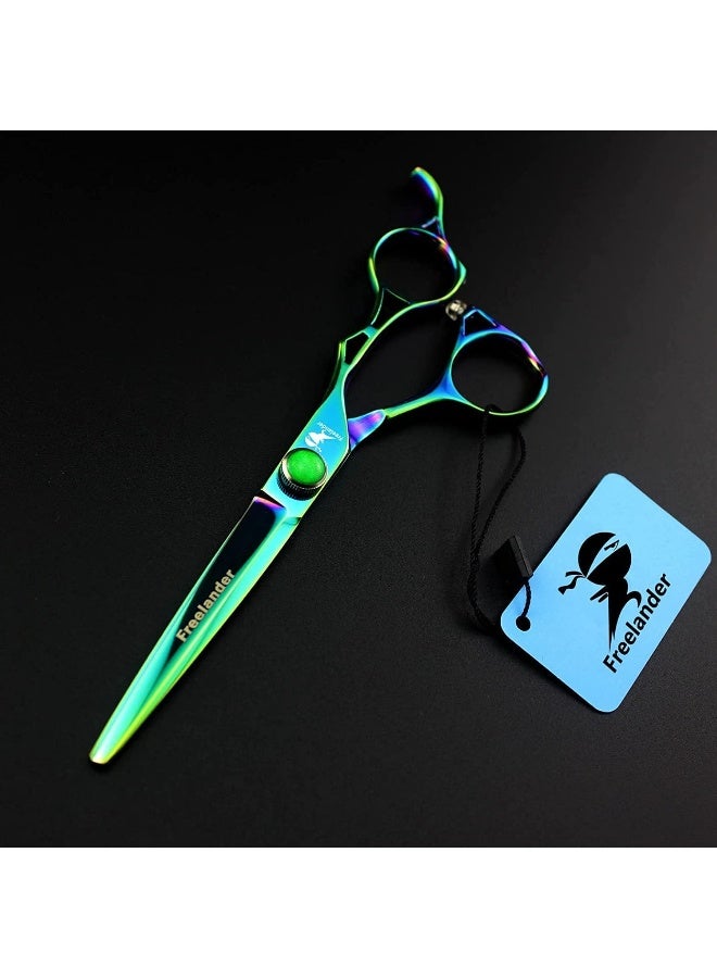 ROCOCO 6.0" Professional Japan 440C Hair Cutting Shears - Salon Hair Blending/Thinning/Texturizing Scissor for Barber or Home Use - Image 3