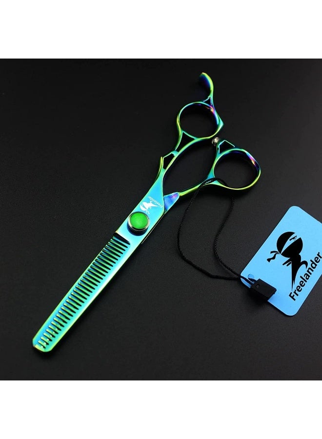 ROCOCO 6.0" Professional Japan 440C Hair Cutting Shears - Salon Hair Blending/Thinning/Texturizing Scissor for Barber or Home Use - Image 4