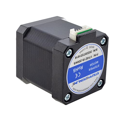 STEPPERONLINE Nema 17 Stepper Motor 2A 55Ncm Bipolar 1.8 Degree 4-Lead for 3D Printer CNC Extruder,1 Pack - Image 5