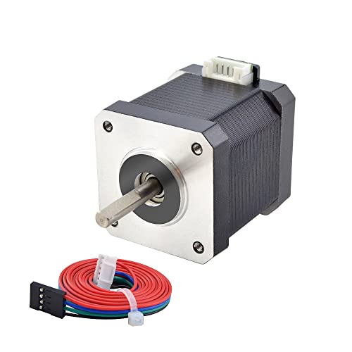 STEPPERONLINE Nema 17 Stepper Motor 2A 55Ncm Bipolar 1.8 Degree 4-Lead for 3D Printer CNC Extruder,1 Pack - Image 1