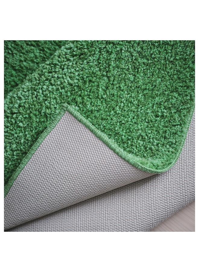 Zaboon Rug, high pile, green, 133x160 cm - Image 3