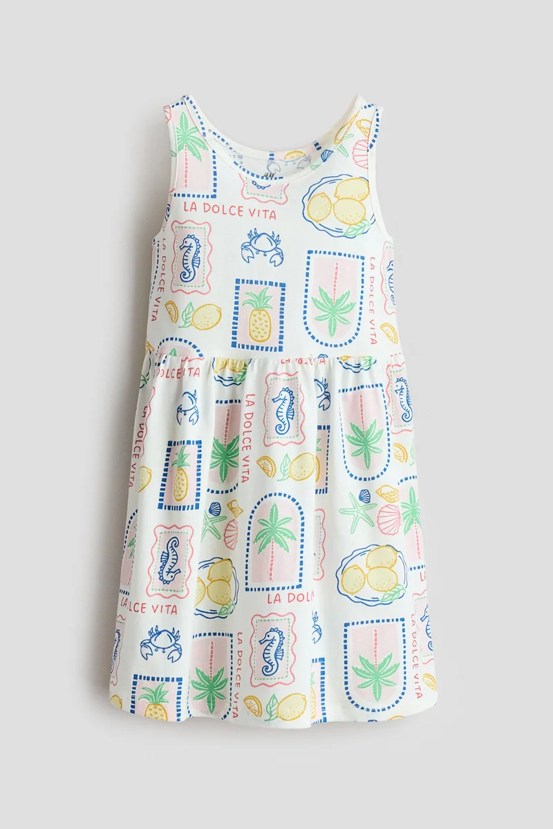 H&M Patterned cotton dress