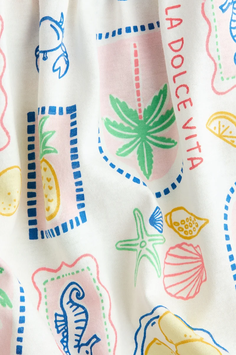 H&M Patterned cotton dress
