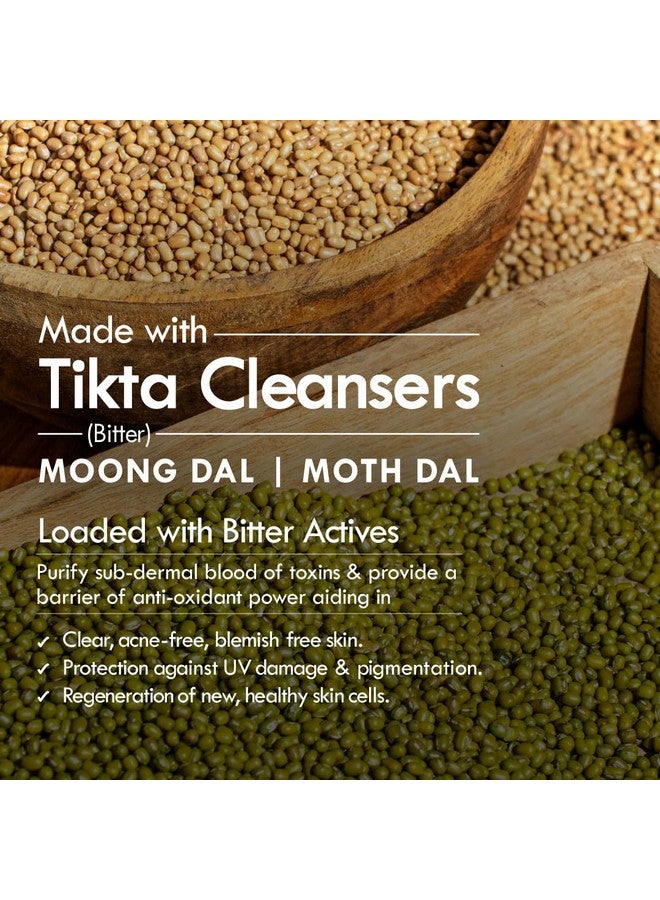 Nat Habit Masoor Dal Face Wash, Fresh Daily Tikta For Men & Women, Skin Brightening, With Masoor & Moth Dal, Suitable For All Skin Types, Chemical & Sulphate Free - 100G - Image 3
