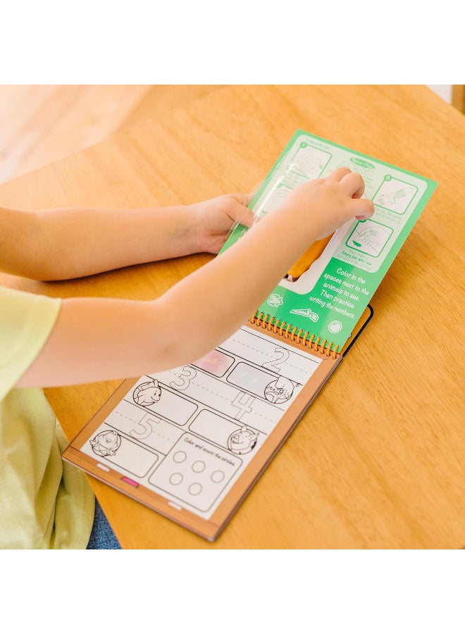 Melissa & Doug Water WOW! Number Water-Reveal Pad – Reusable Water Coloring Book - Image 4