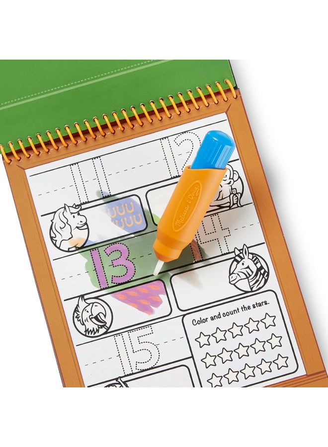 Melissa & Doug Water WOW! Number Water-Reveal Pad – Reusable Water Coloring Book - Image 5
