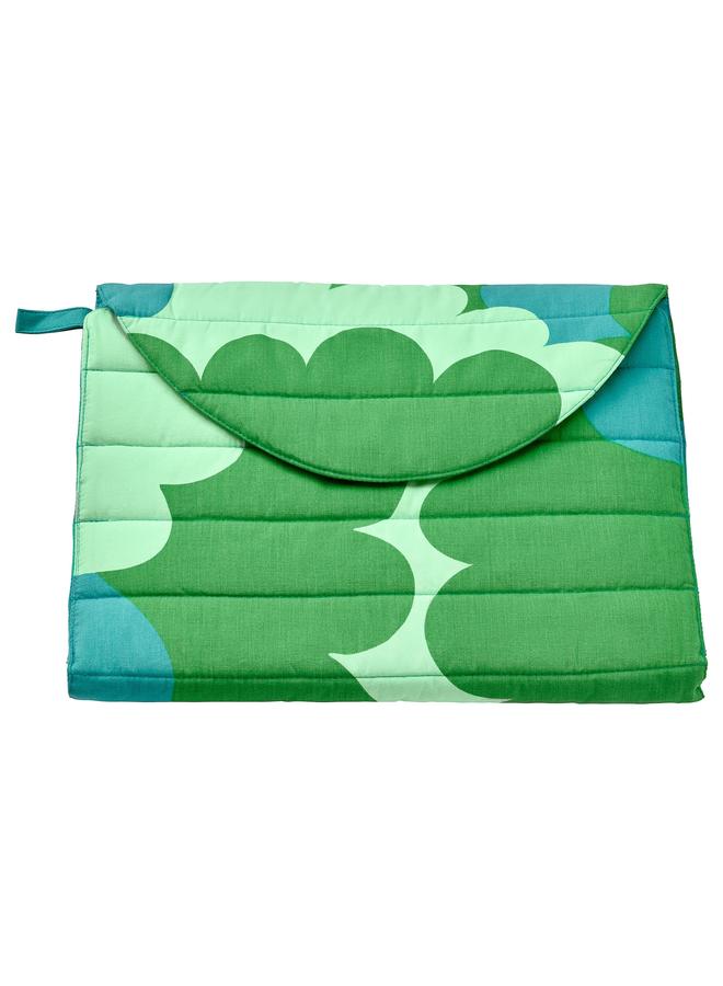 زبون سجادة العناية بالطفل، قابلة للطي/أخضر، 70×35 سم - Image 2