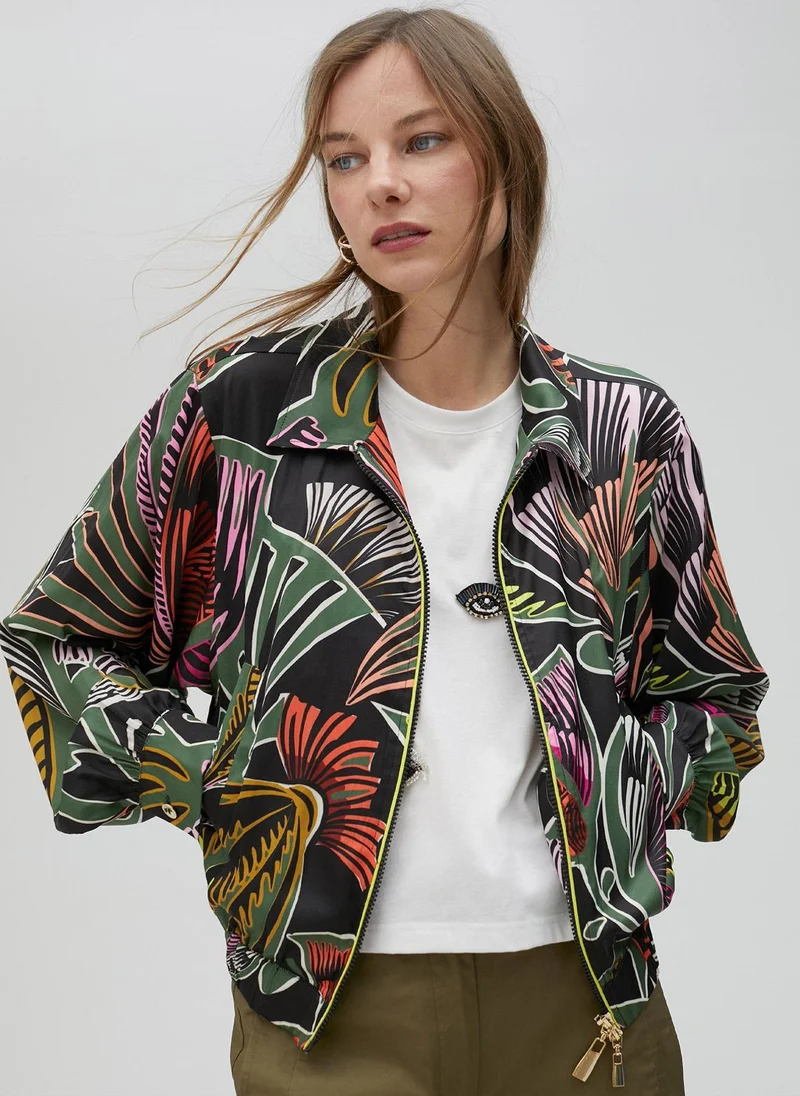 Lola Casademunt Printed bomber jacket