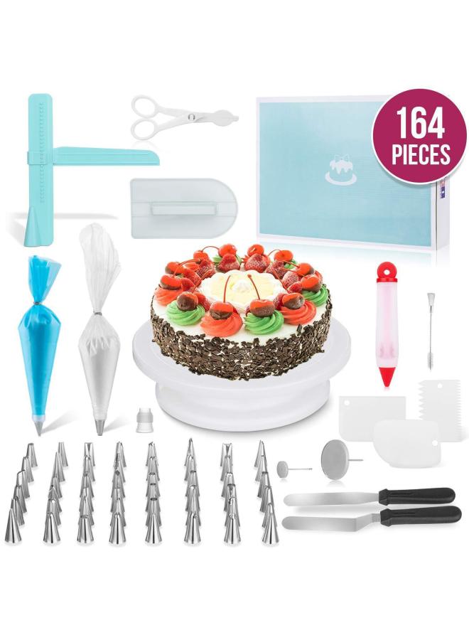 Daily Use Kitchen Baking Utensils/baking Set Baking Pan Tray Dish Sheet Mat Rack Tongs Brush-Specifications:132 Piece Set - Image 3