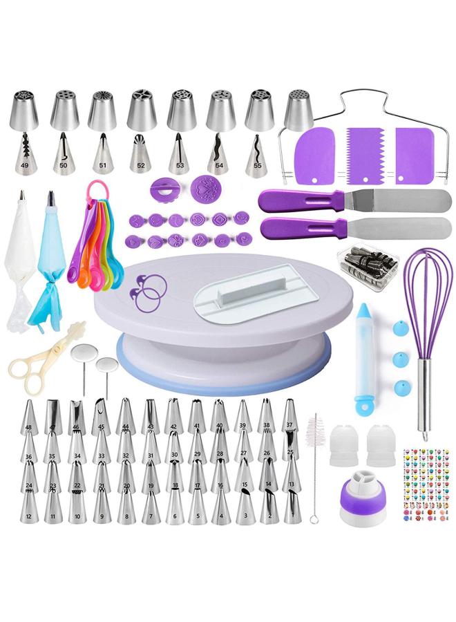 Daily Use Kitchen Baking Utensils/baking Set Baking Pan Tray Dish Sheet Mat Rack Tongs Brush-Specifications:132 Piece Set - Image 2