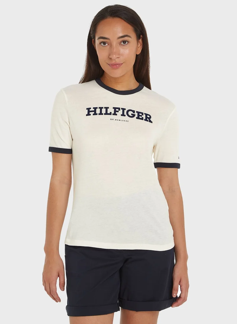 TOMMY HILFIGER Crew Neck Graphic T-Shirt