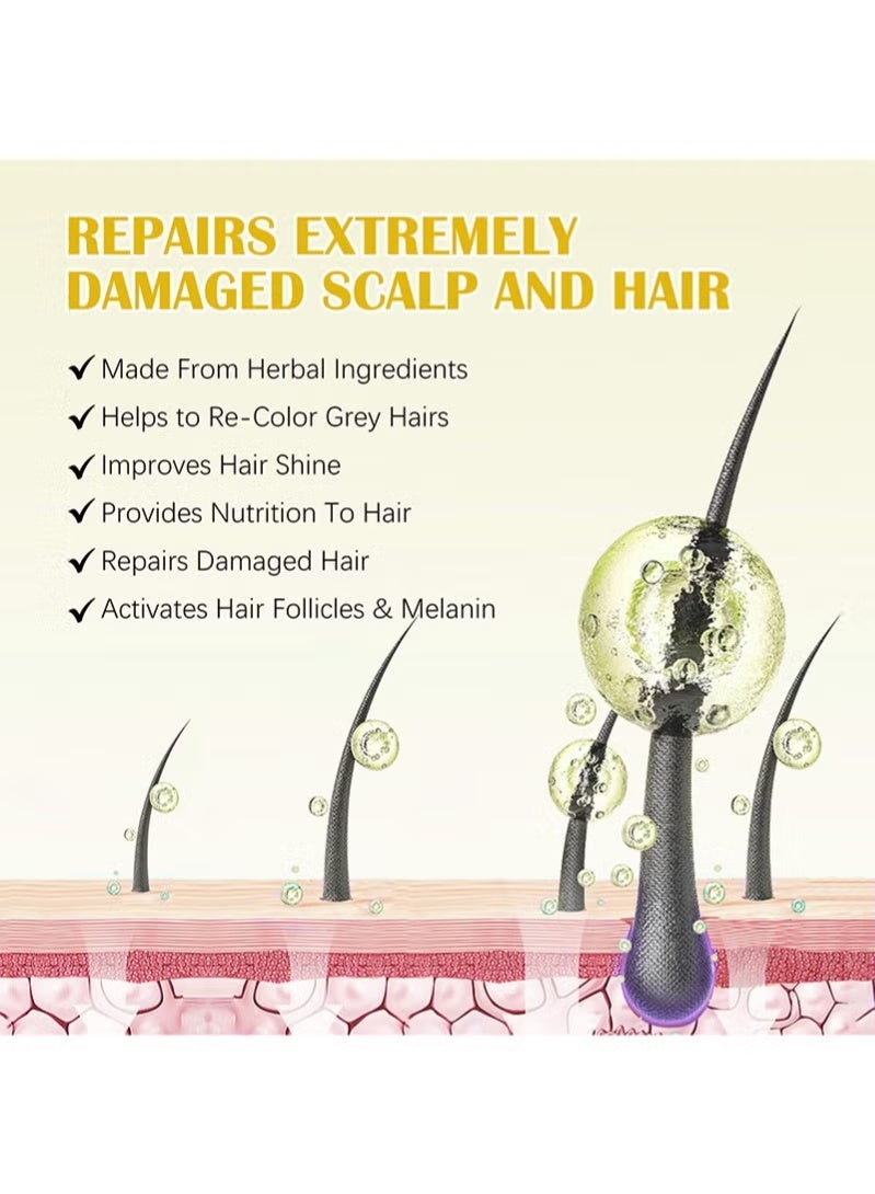 LUNOON 5% Minioxidil Hair Growth Serum for with Biotin Regrowth Hair Treatment For Thickens Hair Promotes Hair Density Help to Stop Thinning loss Hair stimulates Hair Growth, Regain Hair Serum-60ml - Image 5