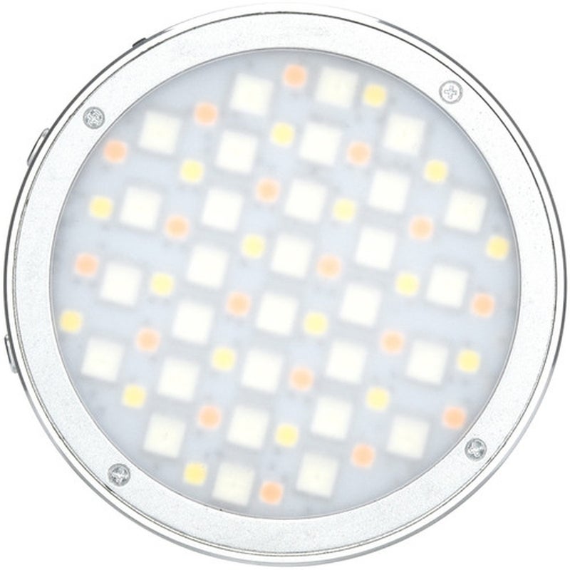 Godox Round Mini RGB LED Magnetic Light (Silver) - Image 2