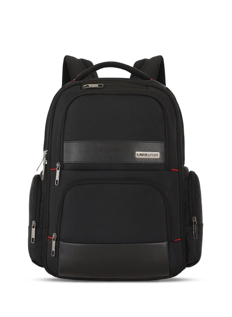 Sport Business Pro+ 22L Multifunctional Laptop Backpack with Trolley Sleeve For Men & Women (Black)