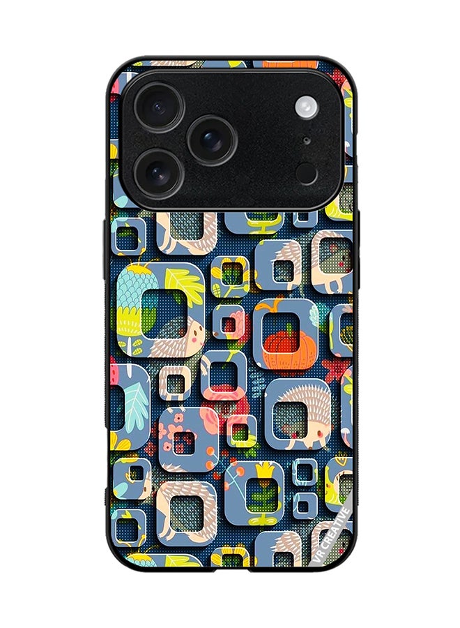 VR CREATIVE Protective Case Cover For Apple iPhone 17 Pro Abstract Design Multicolour