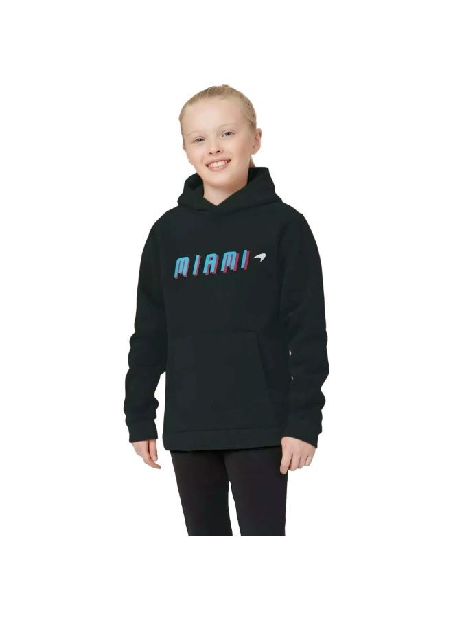 McLaren JUNIOR MIAMI NEON GRAPHIC HOODIE - Image 1