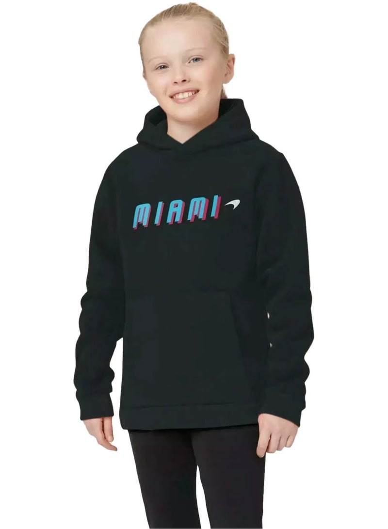 MCLAREN JUNIOR MIAMI NEON GRAPHIC HOODIE - Image 1